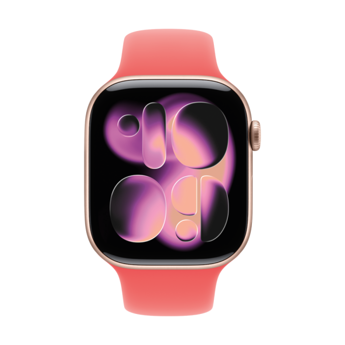 46mm Bright Guava Sport Band - S/M
