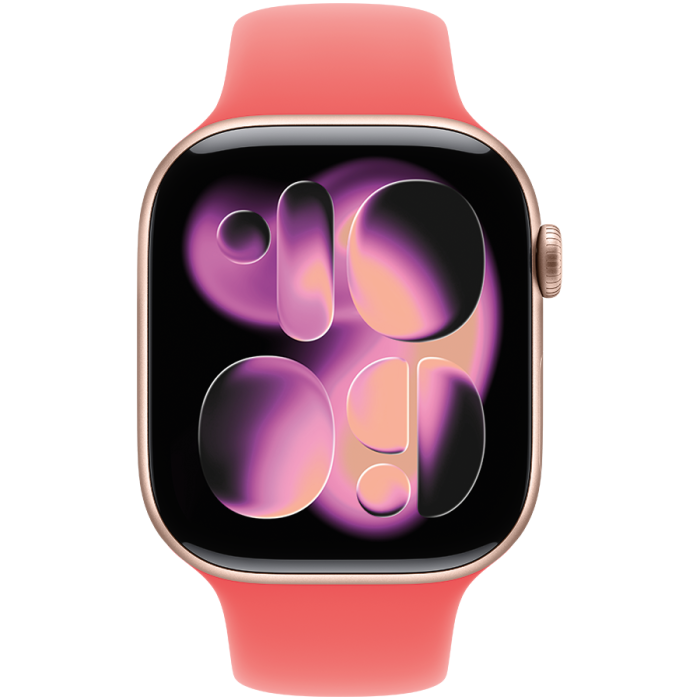 46mm Bright Guava Sport Band - S/M