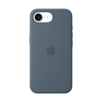iPhone 17e Silicone Case with MagSafe - Anchor Blue,Model A3646