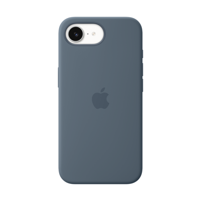 iPhone 17e Silicone Case with MagSafe - Anchor Blue,Model A3646