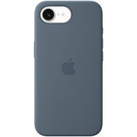 iPhone 17e Silicone Case with MagSafe - Anchor Blue,Model A3646