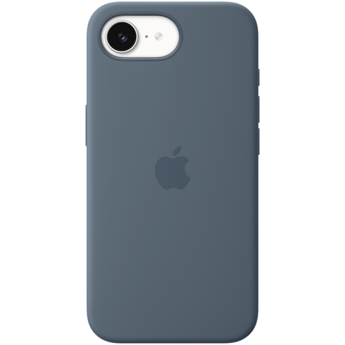 iPhone 17e Silicone Case with MagSafe - Anchor Blue,Model A3646
