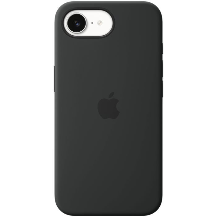 iPhone 17e Silicone Case with MagSafe - Black,Model A3646
