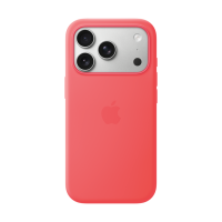 iPhone 17 Pro Silicone Case with MagSafe - Bright Guava,Model A3559