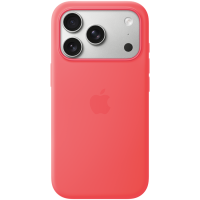 iPhone 17 Pro Silicone Case with MagSafe - Bright Guava,Model A3559