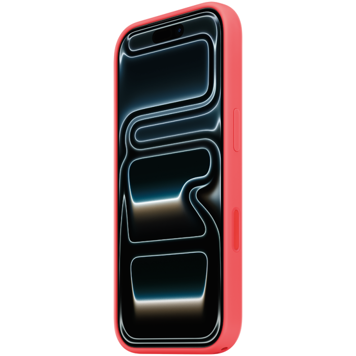 iPhone 17 Pro Silicone Case with MagSafe - Bright Guava,Model A3559