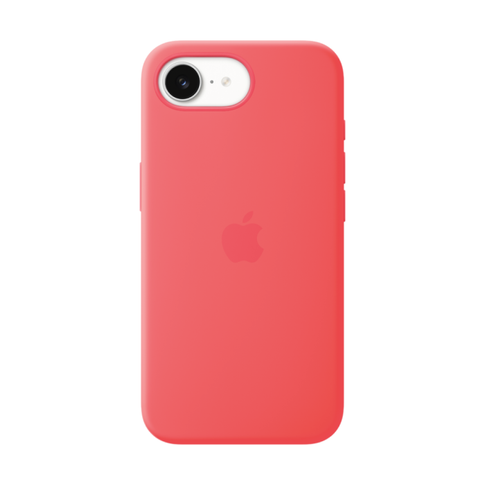 iPhone 17e Silicone Case with MagSafe - Bright Guava,Model A3646