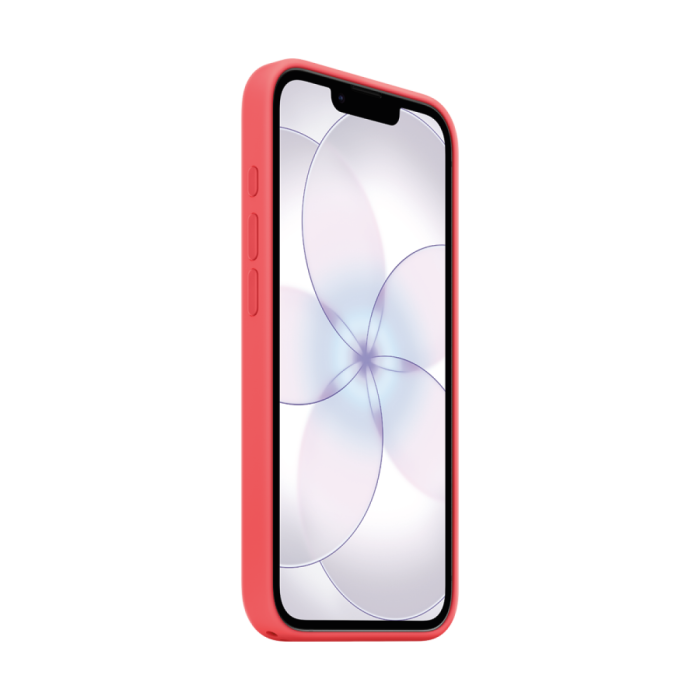 iPhone 17e Silicone Case with MagSafe - Bright Guava,Model A3646