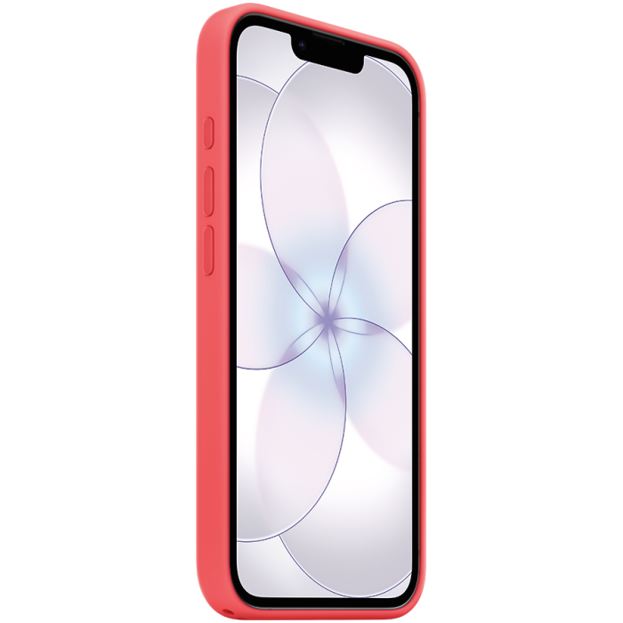 iPhone 17e Silicone Case with MagSafe - Bright Guava,Model A3646