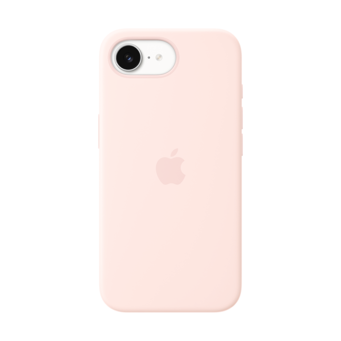 iPhone 17e Silicone Case with MagSafe - Soft Pink,Model A3646