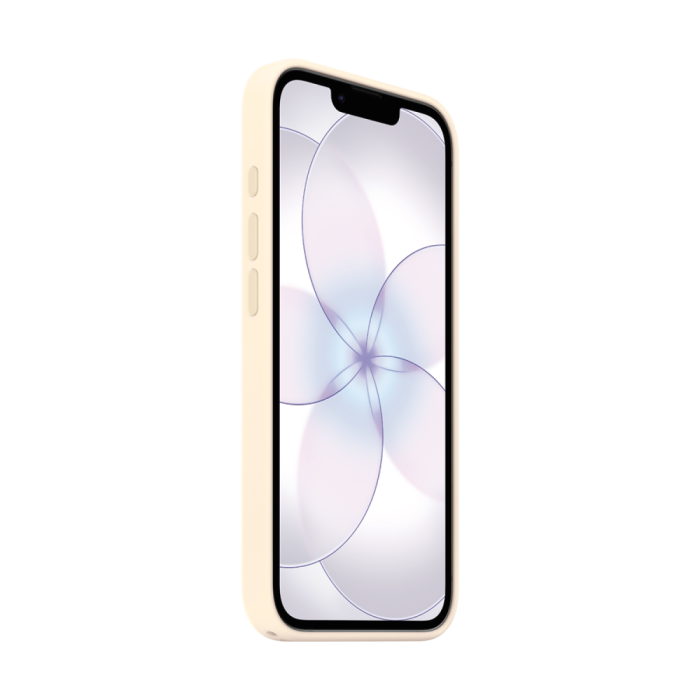 iPhone 17e Silicone Case with MagSafe - Vanilla,Model A3646