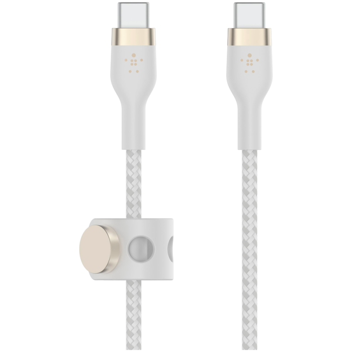 BELKIN  USB-C to USB-C 2.0 Braided silicone, 3M, White