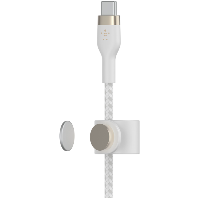 BELKIN  USB-C to USB-C 2.0 Braided silicone, 3M, White