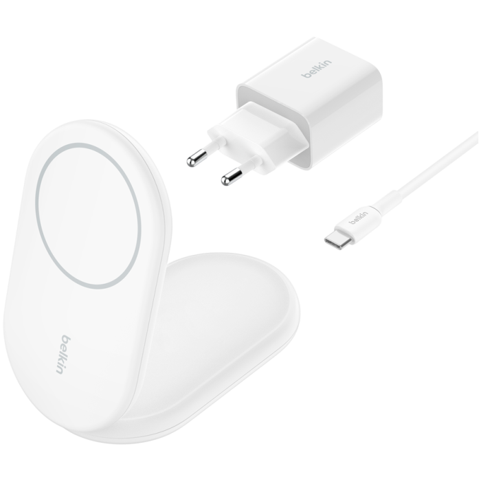 BELKIN Qi2 15w Magnetic Stand, White