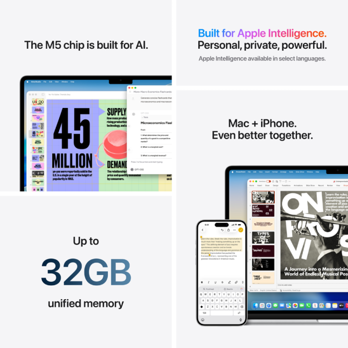 15-inch MacBook Air: Apple M5 chip with 10-core CPU and 10-core GPU, 24GB, 1TB SSD - Sky Blue,Model A3448