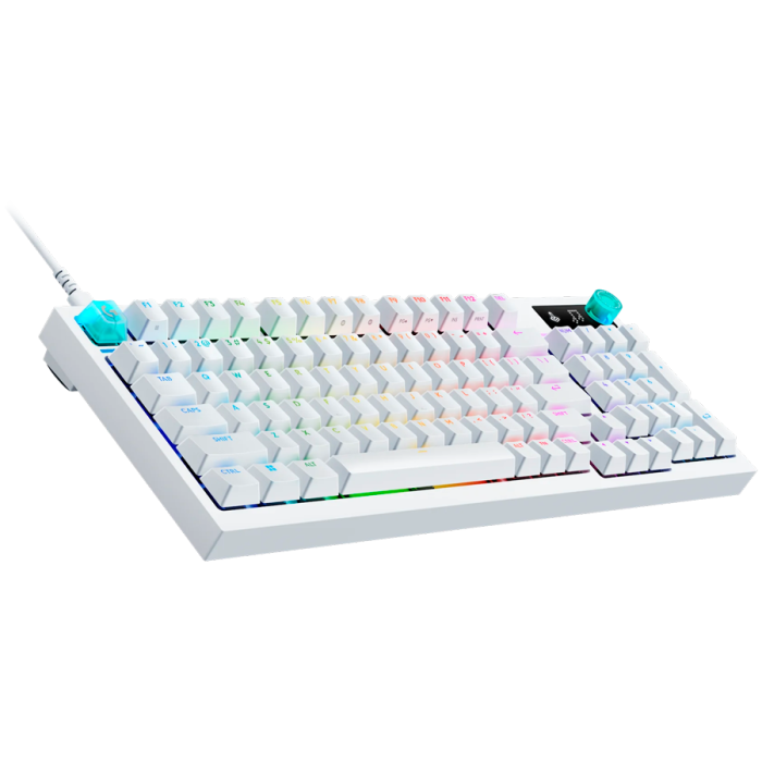 LOGITECH G316 X 98 Wired Gaming Keyboard - WHITE - US INT'L - USB - EMEA28i - 935 - TACTILE