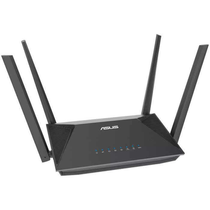 Wi-Fi Asus 802.11ax (Wi-Fi 6), 3000 Mbps, 802.1X, WAN, 4xGigabit LAN, 1xDMZ