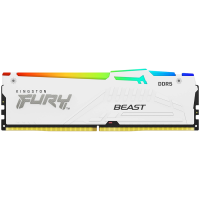 Kingston DRAM 32GB 5200MT/s DDR5 CL40 DIMM FURY Beast White RGB XMP