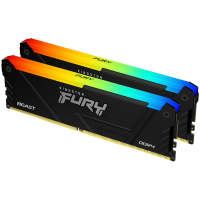 Kingston 32GB 3600MT/s DDR4 CL18 DIMM (Kit of 2) FURY Beast RGB