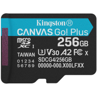 Карта памяти Kingston SDCG4/256GBSP Canvas Go Plus A2 U3 V30 256GB