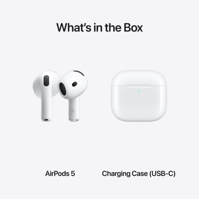 AirPods 5, Model A3531 A3532 A3530