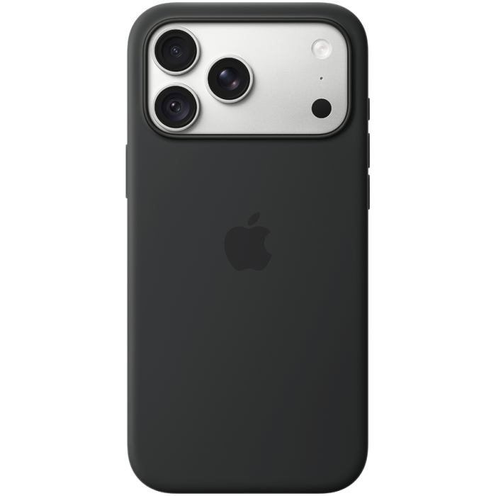 iPhone 18 Pro Max Silicone Case with MagSafe - Black, Model A3702
