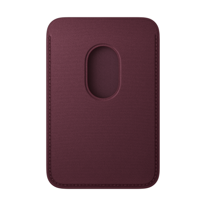 iPhone FineWoven Wallet with MagSafe - Burgundy, Model A3537