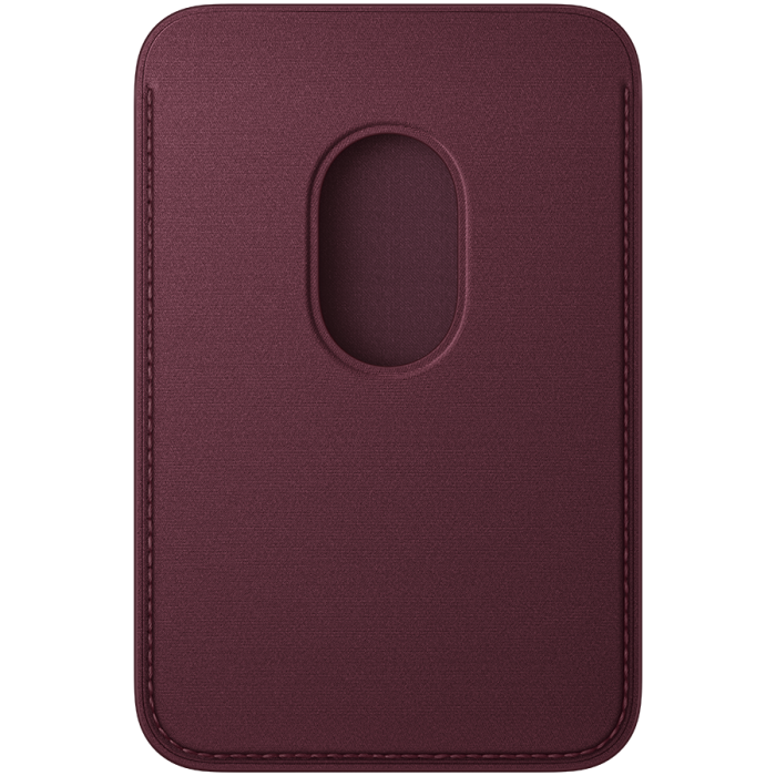 iPhone FineWoven Wallet with MagSafe - Burgundy, Model A3537