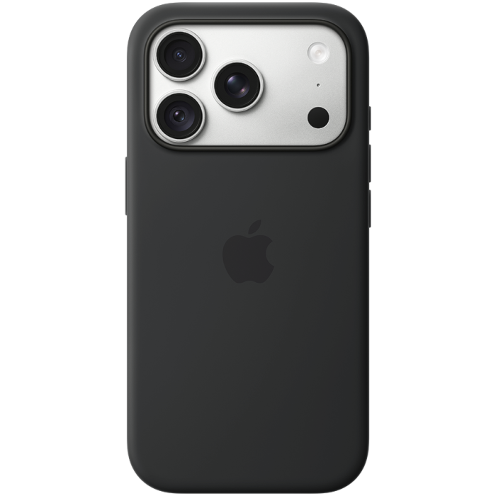 iPhone 18 Pro Silicone Case with MagSafe - Black, Model A3701