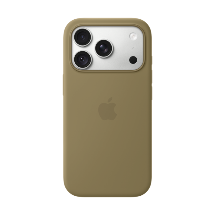 iPhone 18 Pro Silicone Case with MagSafe - Olive, Model A3701