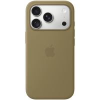 iPhone 18 Pro Silicone Case with MagSafe - Olive, Model A3701
