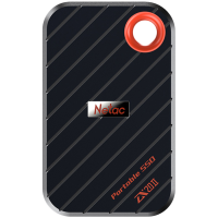 Netac ZX20 II USB 3.2 Gen 2 Type-C External Magnetic Portable SSD 1TB, sequential R/W up to 2000MB/1800MB/s, with USB C to A cable and 20Gbps USB C to C cable
