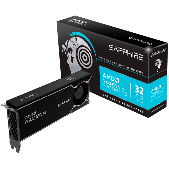 SAPPHIRE AMD RADEON AI PRO R9700 32GB GDDR6 LITE