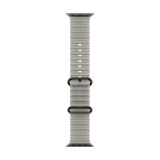 49mm Translucent Grey Ocean Band - Black Titanium Finish, Model