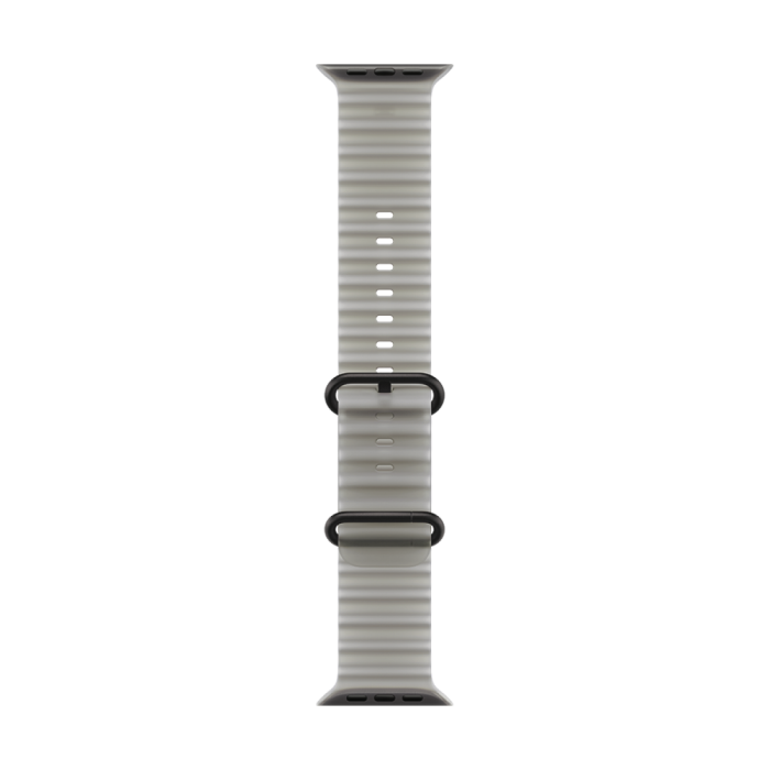 49mm Translucent Grey Ocean Band - Black Titanium Finish, Model
