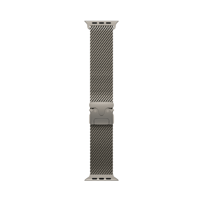 49mm Natural Titanium Milanese Loop - Large, Model