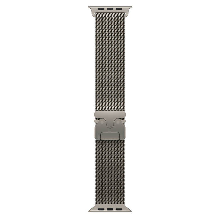 49mm Natural Titanium Milanese Loop - Large, Model