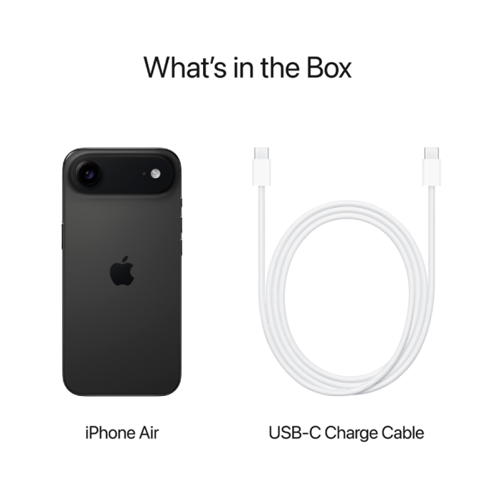 iPhone Air 256GB Space Black,Model A3517