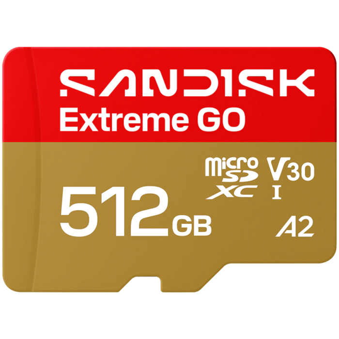 SANDISK Extreme GO microSDHC UHS-I Card - 512GB