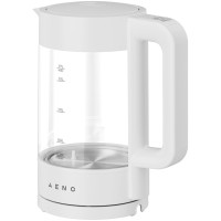 AENO EK5 Electric Kettle, 1.7L, Temp Control 40-100°C, Strix, White