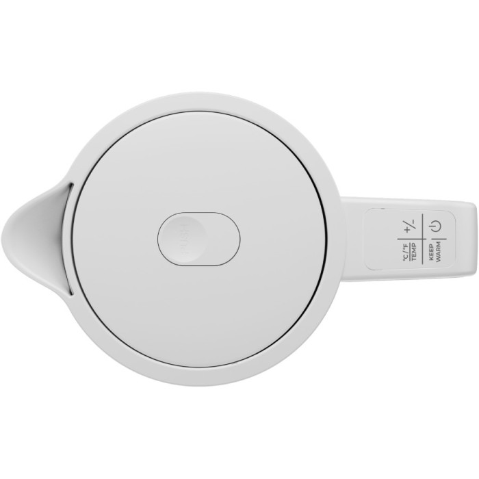 AENO EK5 Electric Kettle, 1.7L, Temp Control 40-100°C, Strix, White