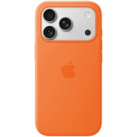 iPhone 17 Pro Silicone Case with MagSafe - Orange,Model A3559