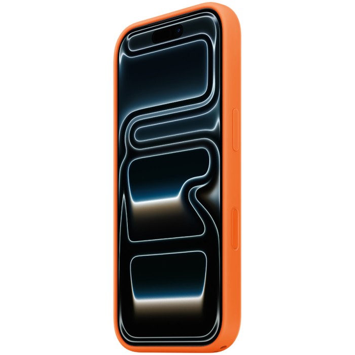 iPhone 17 Pro Silicone Case with MagSafe - Orange,Model A3559