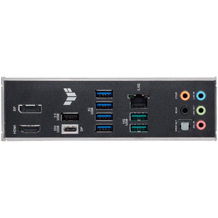 ASUS Main Board Desktop Intel B860 Chipset 4 x DIMM slots, max. 256GB, DDR5 1 x PCIe 5.0 x16 slot 1 x DisplayPort1 x HDMI port 1 x Wi-Fi Module 3 x M2 4 x SATA m-ATX