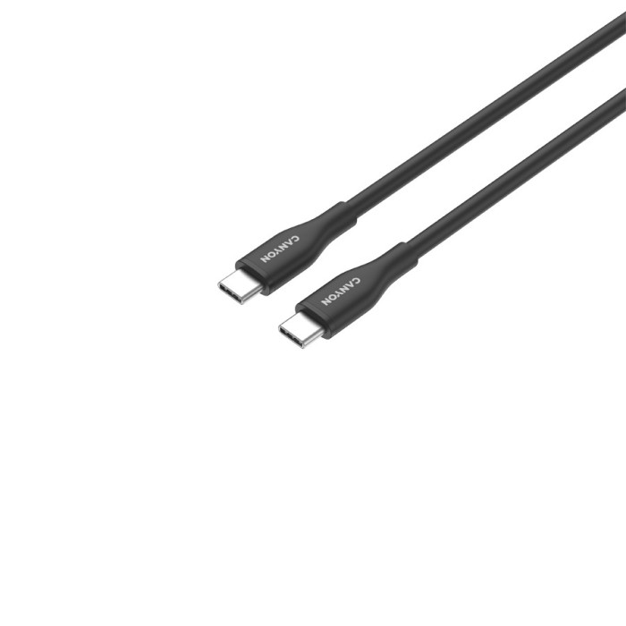 CANYON cable CC60SC10 C-C 60W 1m Silicon Black