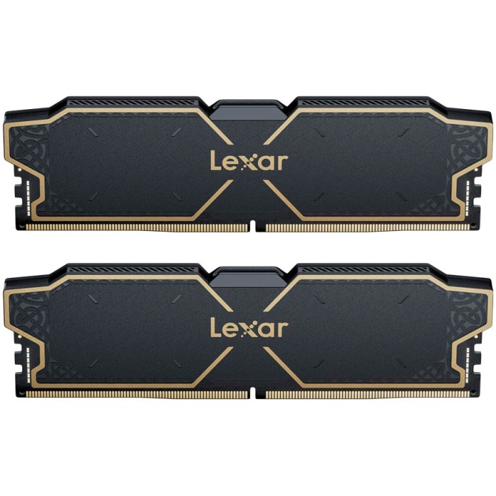 Lexar THOR 32GB DDR5 6000MHz (2x16GB KIT) CL38 DIMM, 1.3V, heatsink, Black