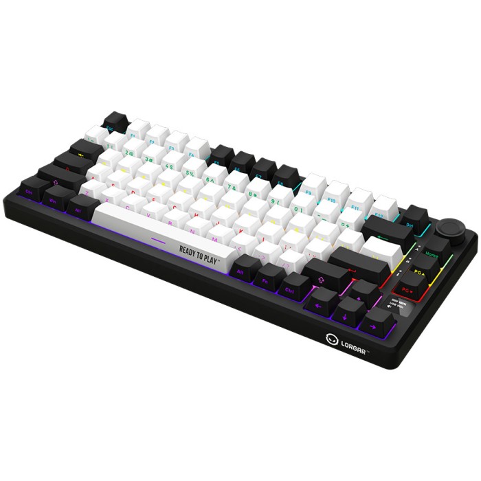 LORGAR Gaming Keyboard KBP7075W Pro Wireless 75% Black RU