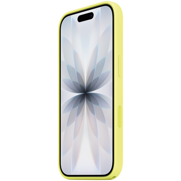 iPhone 17 Silicone Case with MagSafe - Neon Yellow,Model A3558