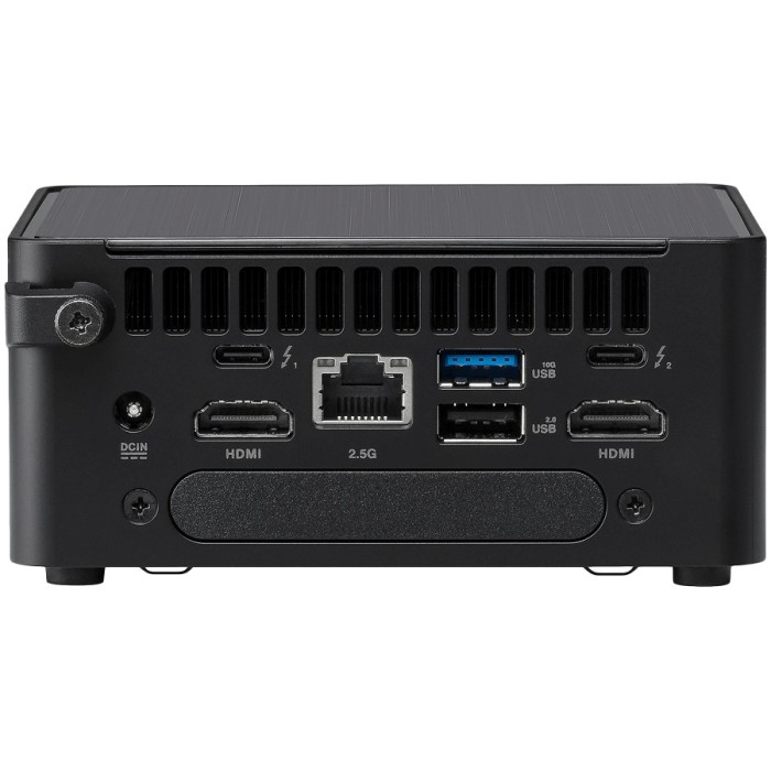 ASUS NUC 14pro/RNUC14RVHI300002I/Intel Core 3 100U/Intel Graphics/4xUSB/M.2 22x80 NVMe; 22x42 NVMe/2.5'' SATA slot/2,5Gbe LAN/2xHDMI/ 2x Thunderbolt 4 (USB-C+DP)/no Storage/no RAM/AX211.D2WG.NV/no OS/EU Cord/Tall Kit(L6)/EAN:4711387491409