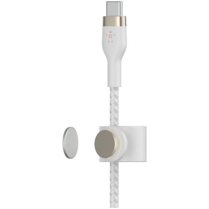 BELKIN  USB-C to USB-C 2.0 Braided silicone, 3M, White